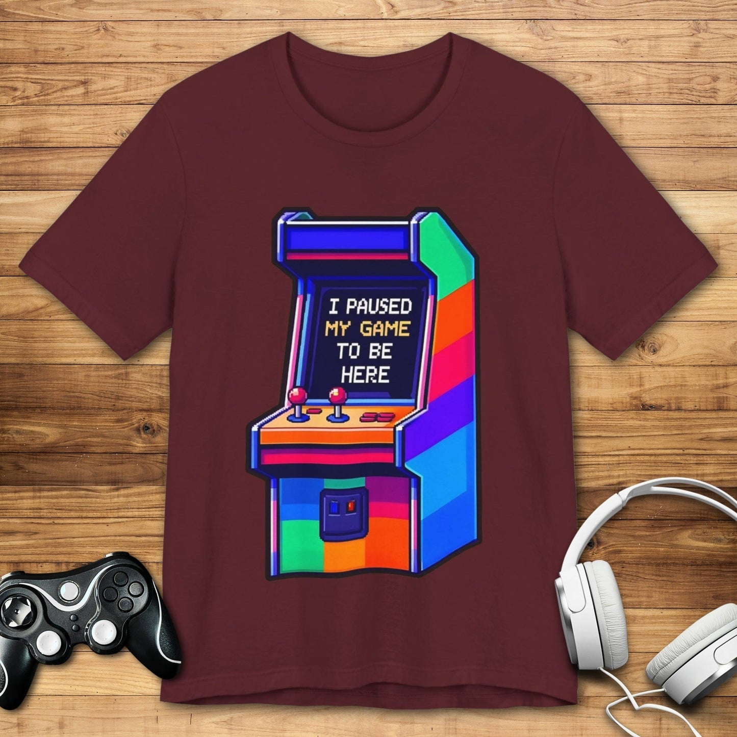 T-Shirt Maroon / S Another Arcade Day Lost T-shirt