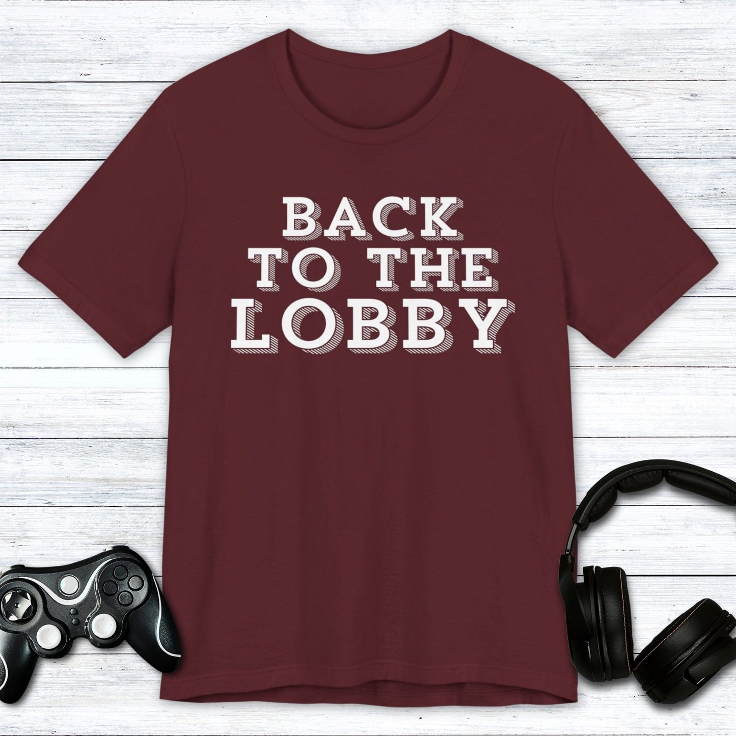 T-Shirt Maroon / S Back to the Lobby Sketch T-shirt
