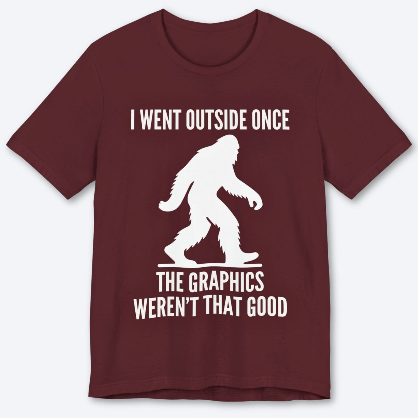 T-Shirt Maroon / S Bigfoot Gamer Review T-shirt