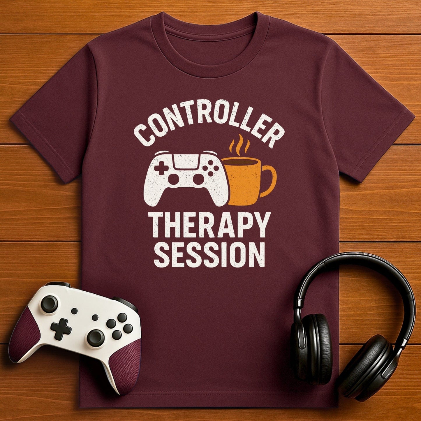T-Shirt Maroon / S Caffeine Gamer T-shirt