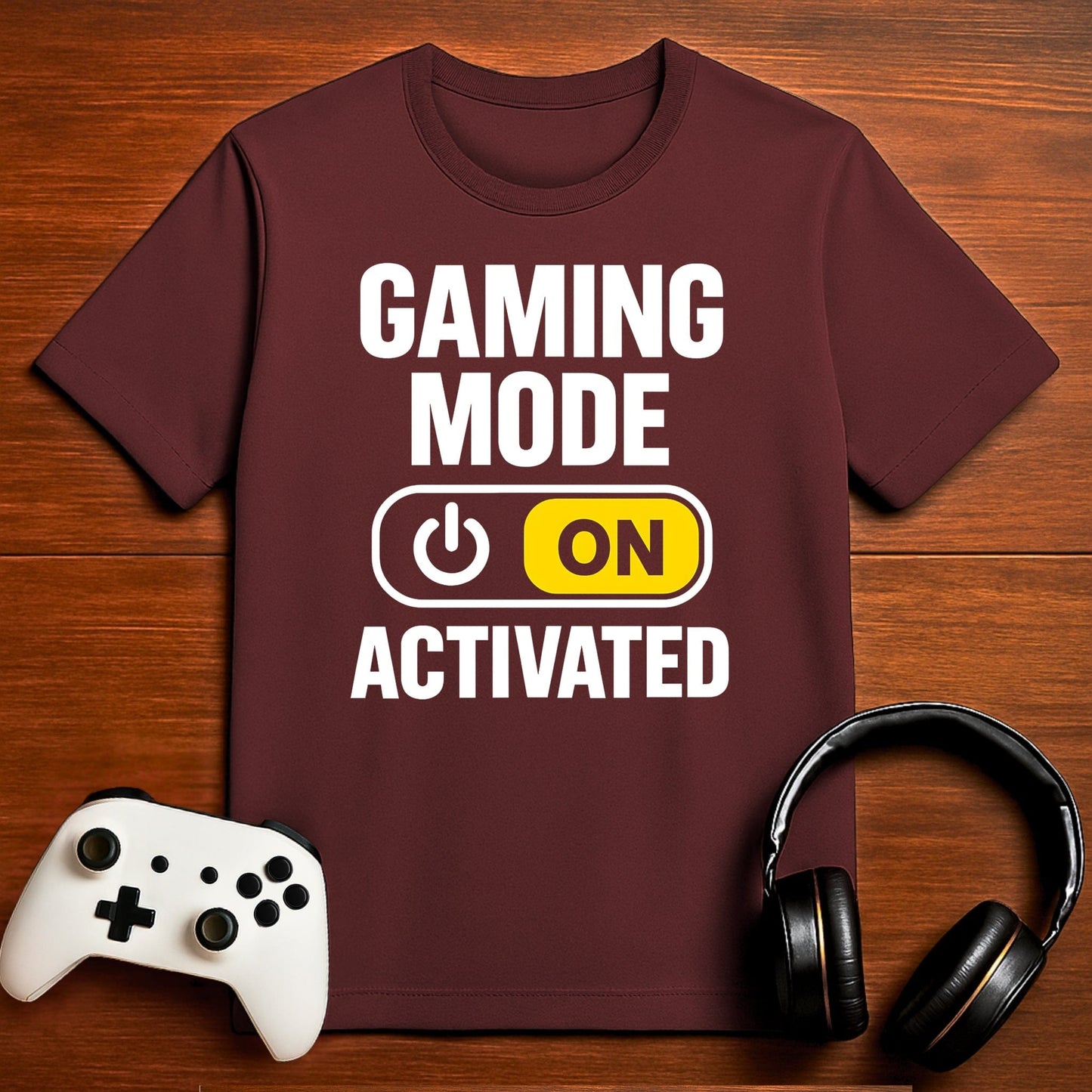 T-Shirt Maroon / S Controller On, World Off T-shirt