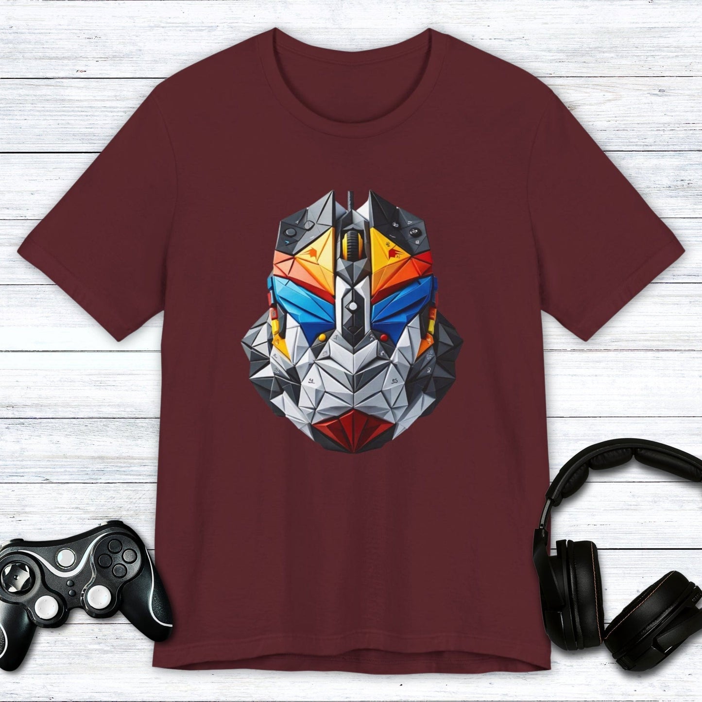 T-Shirt Maroon / S Cyber Shift Mouse Gamer T-shirt