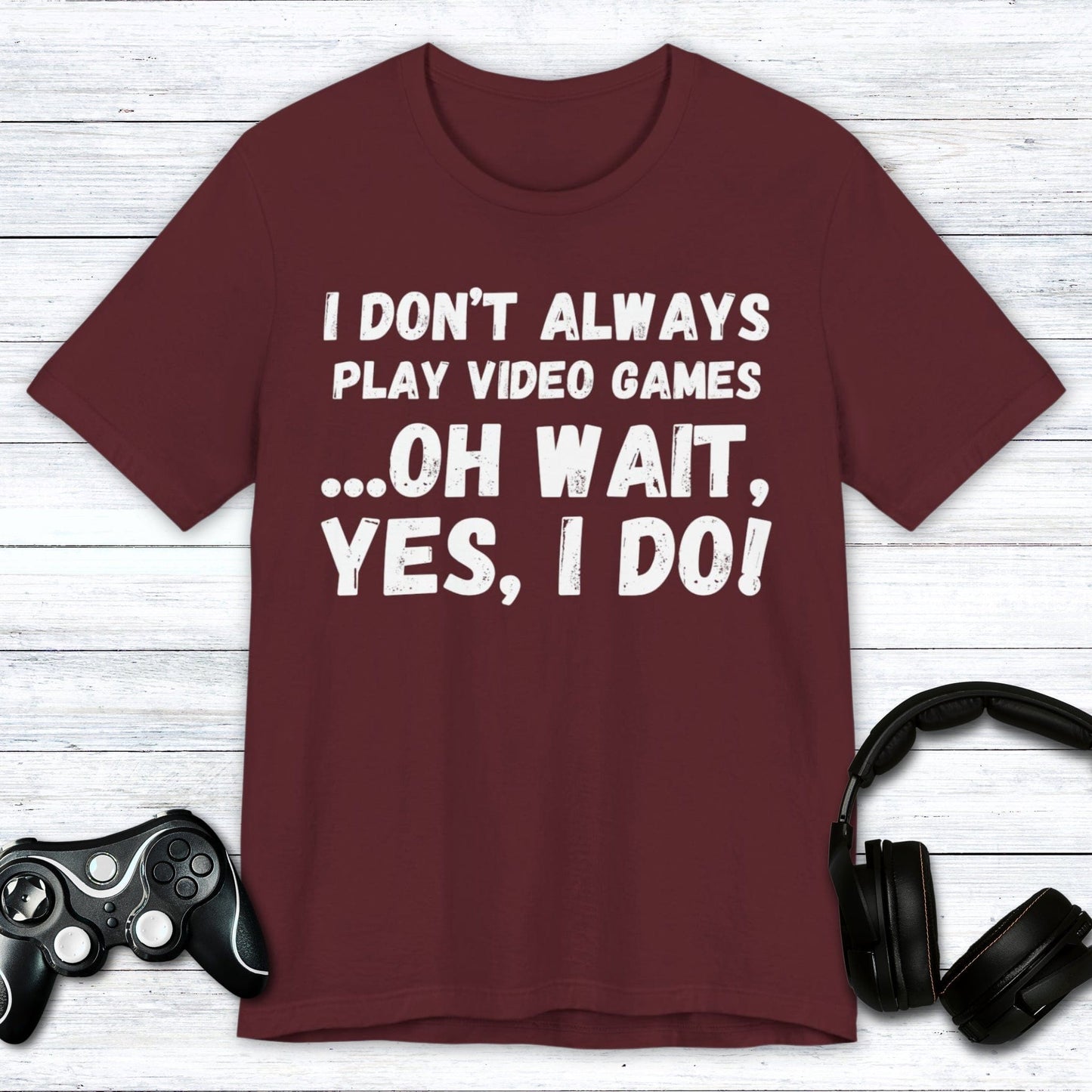 T-Shirt Maroon / S Dedicated Gaming Lifestyle T-shirt