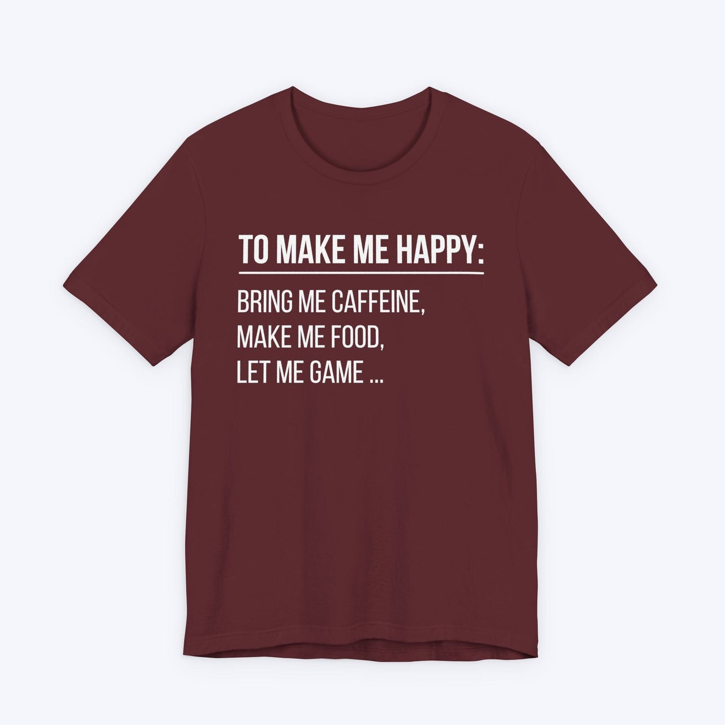 T-Shirt Maroon / S Easily Pleased T-shirt