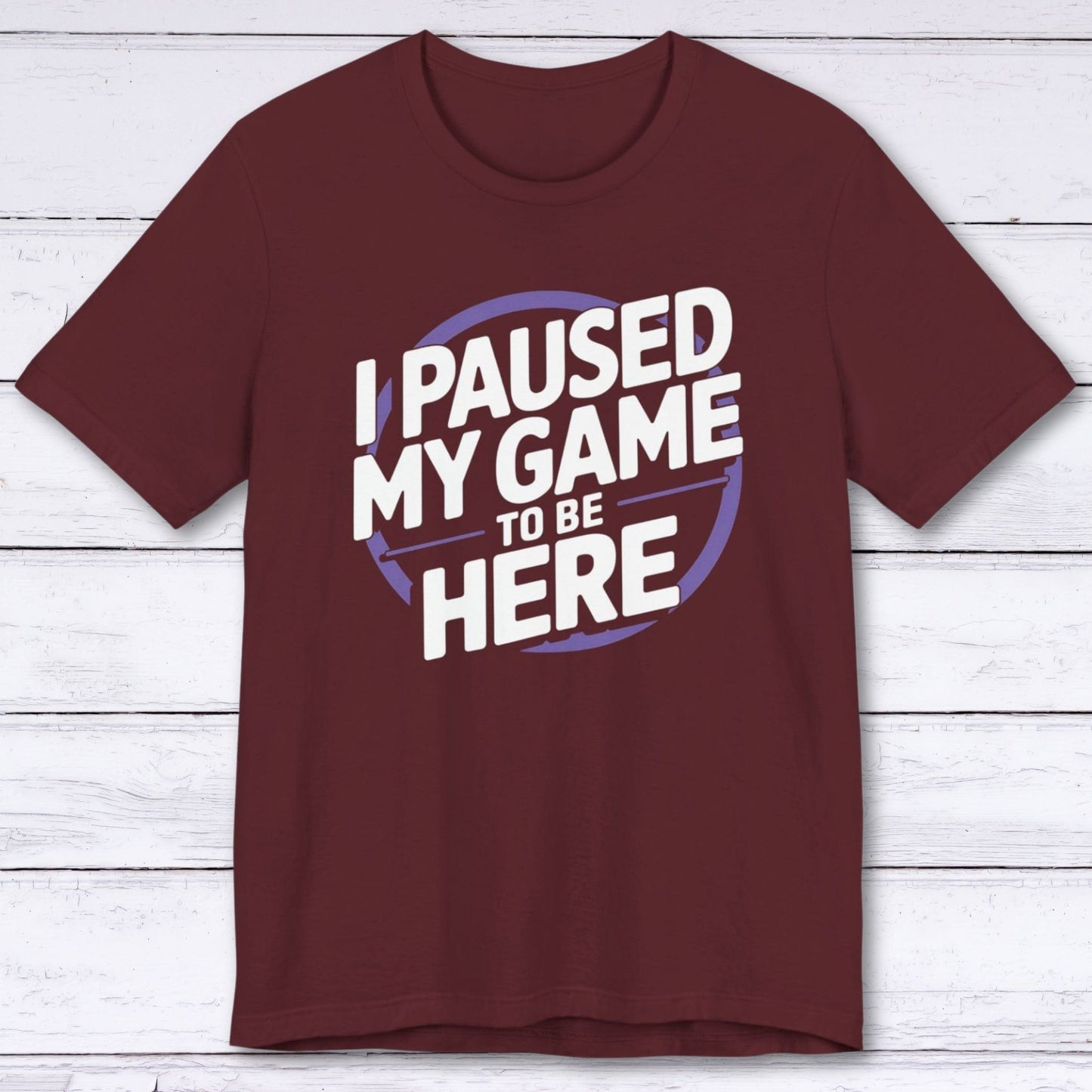 T-Shirt Maroon / S Game Interrupted T-shirt