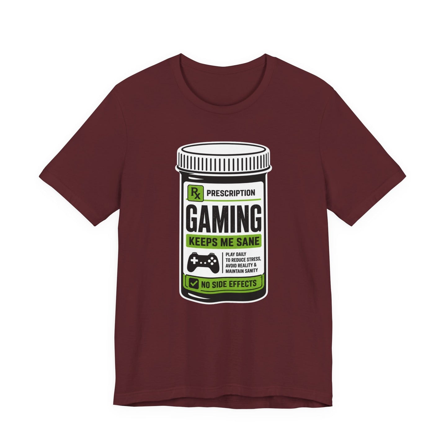 T-Shirt Maroon / S Gaming Prescription T-Shirt