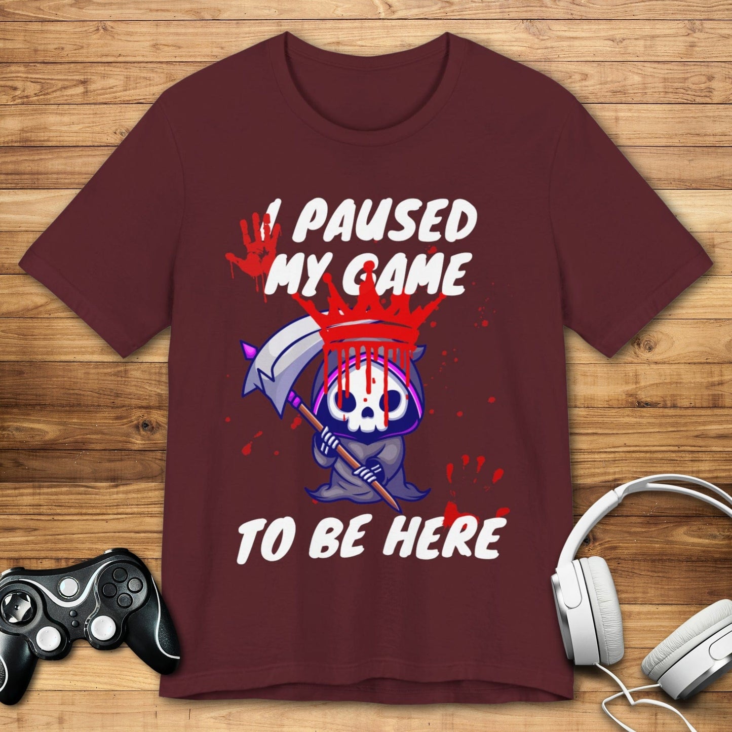 T-Shirt Maroon / S I'd Rather Be Reaping T-shirt