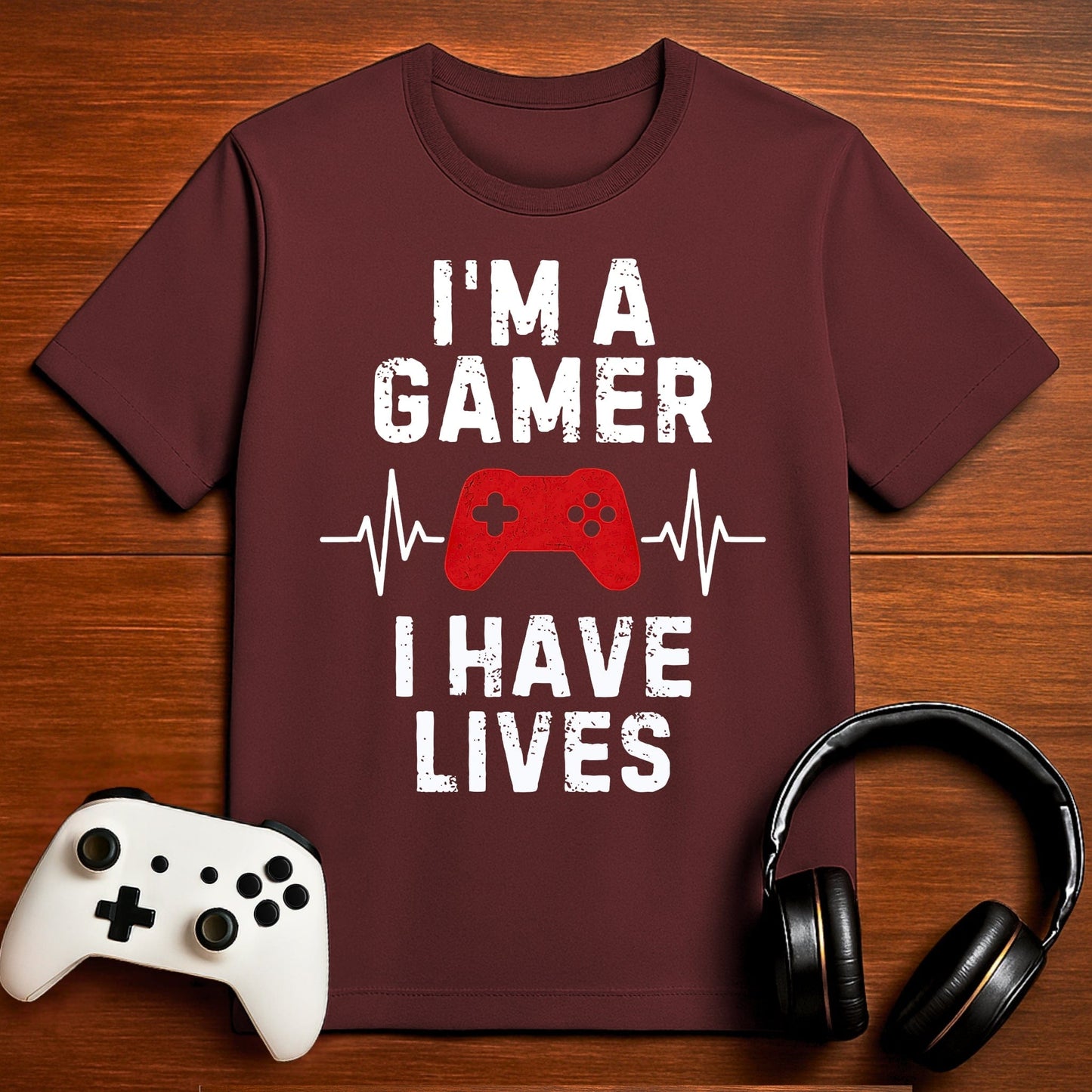 T-Shirt Maroon / S I Don’t Die—I Respawn T-shirt