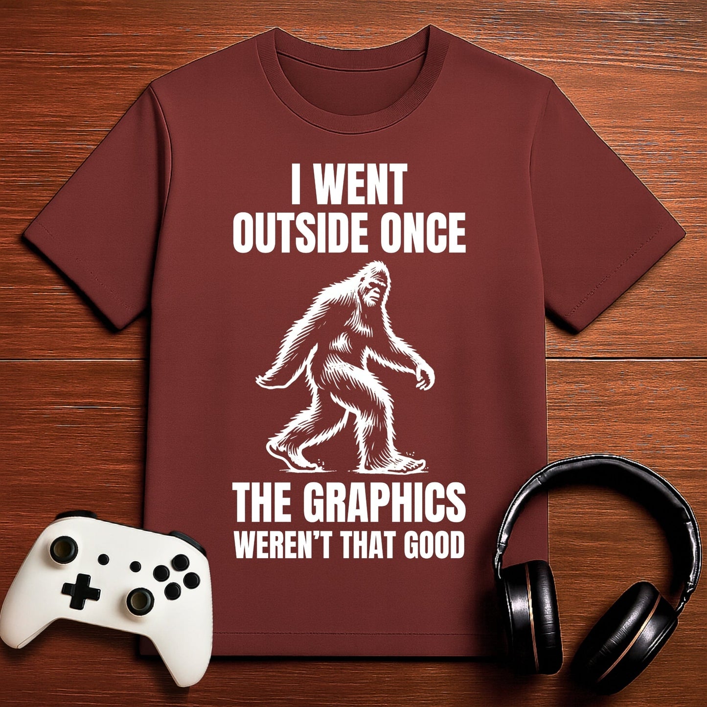 T-Shirt Maroon / S I Went Outside. Didn't Spot Me T-shirt