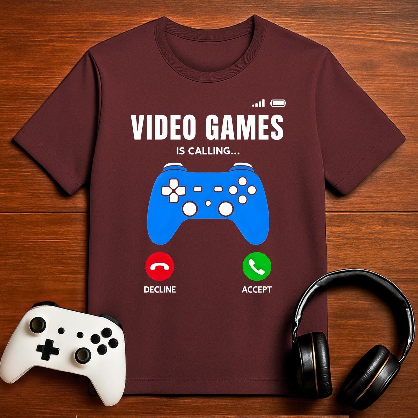 T-Shirt Maroon / S Incoming Game Call T-shirt