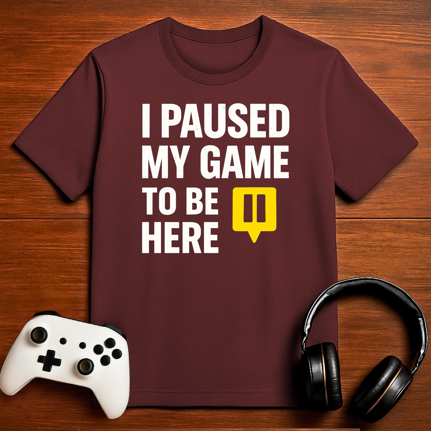 T-Shirt Maroon / S IRL Side Quest T-shirt