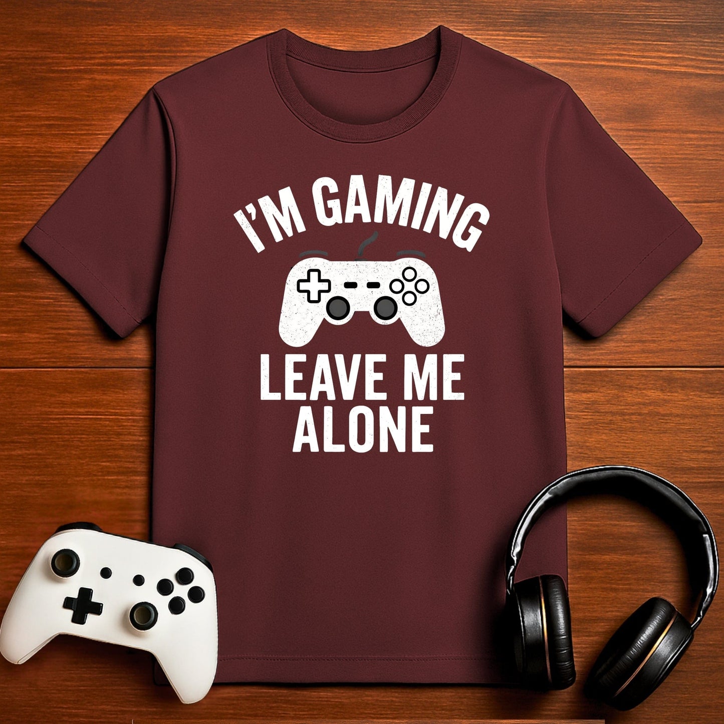 T-Shirt Maroon / S Leave Me Alone T-shirt