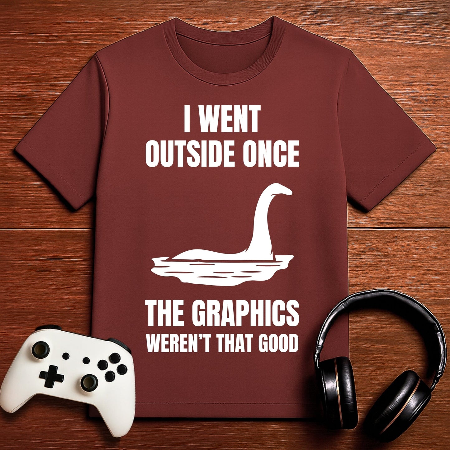 T-Shirt Maroon / S Loc Ness Adventure T-shirt