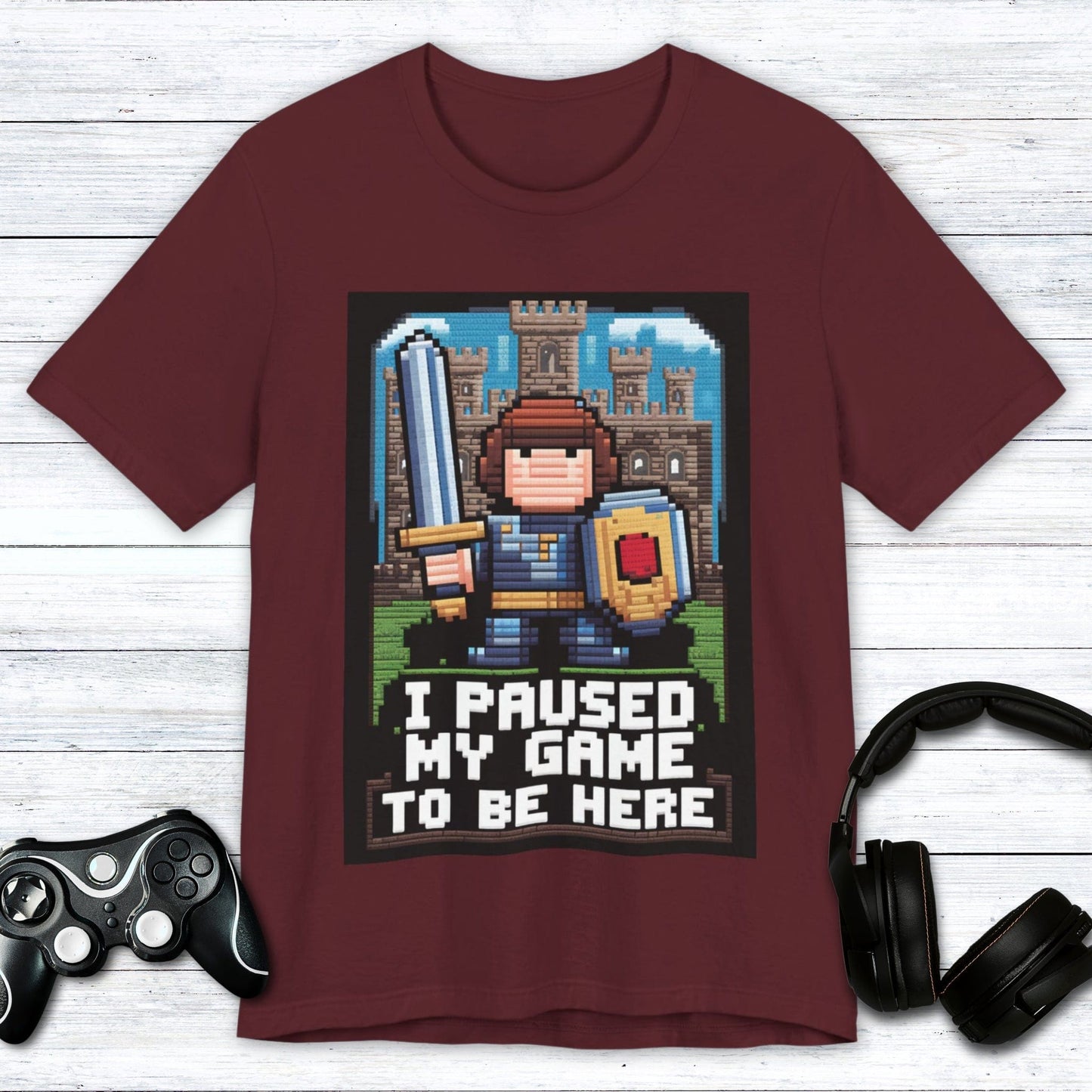 T-Shirt Maroon / S Main Quest Abandoned T-shirt