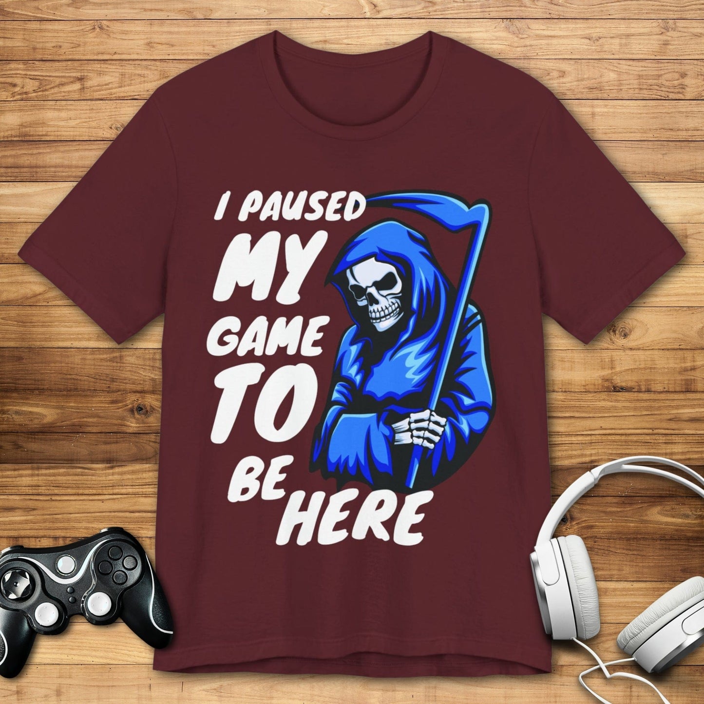 T-Shirt Maroon / S Mr Reaper Isn't Happy T-shirt