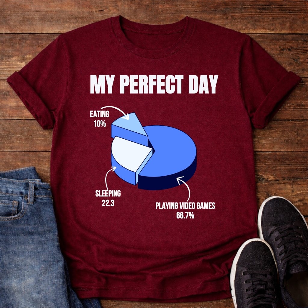 T-Shirt Maroon / S My Perfect Day T-shirt