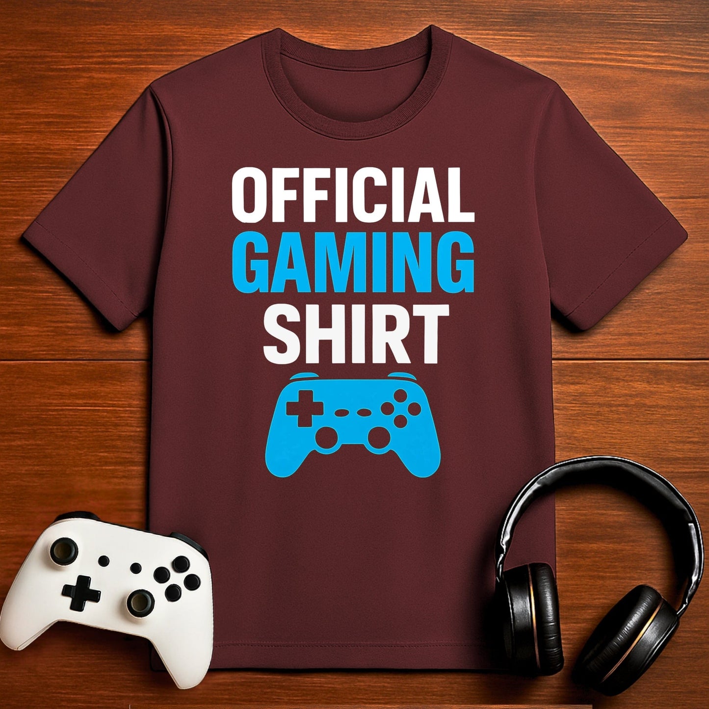 T-Shirt Maroon / S Official Gaming T-shirt