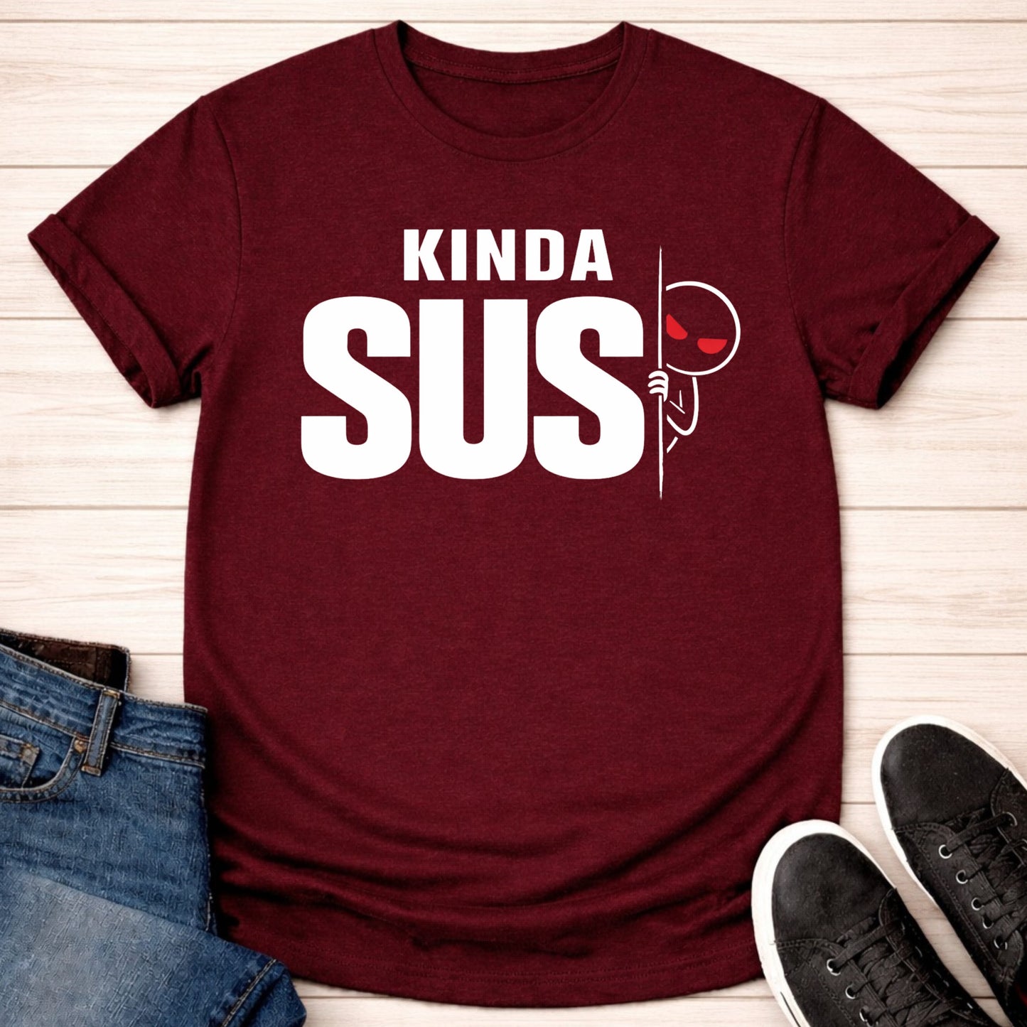 T-Shirt Maroon / S Peak Sus T-shirt T-shirt