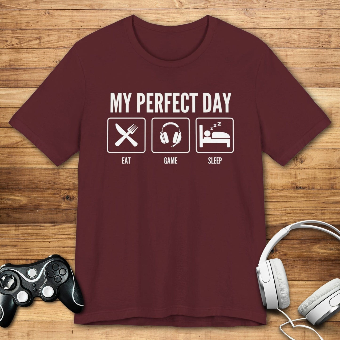 T-Shirt Maroon / S Perfect Day Gamer Edition T-shirt