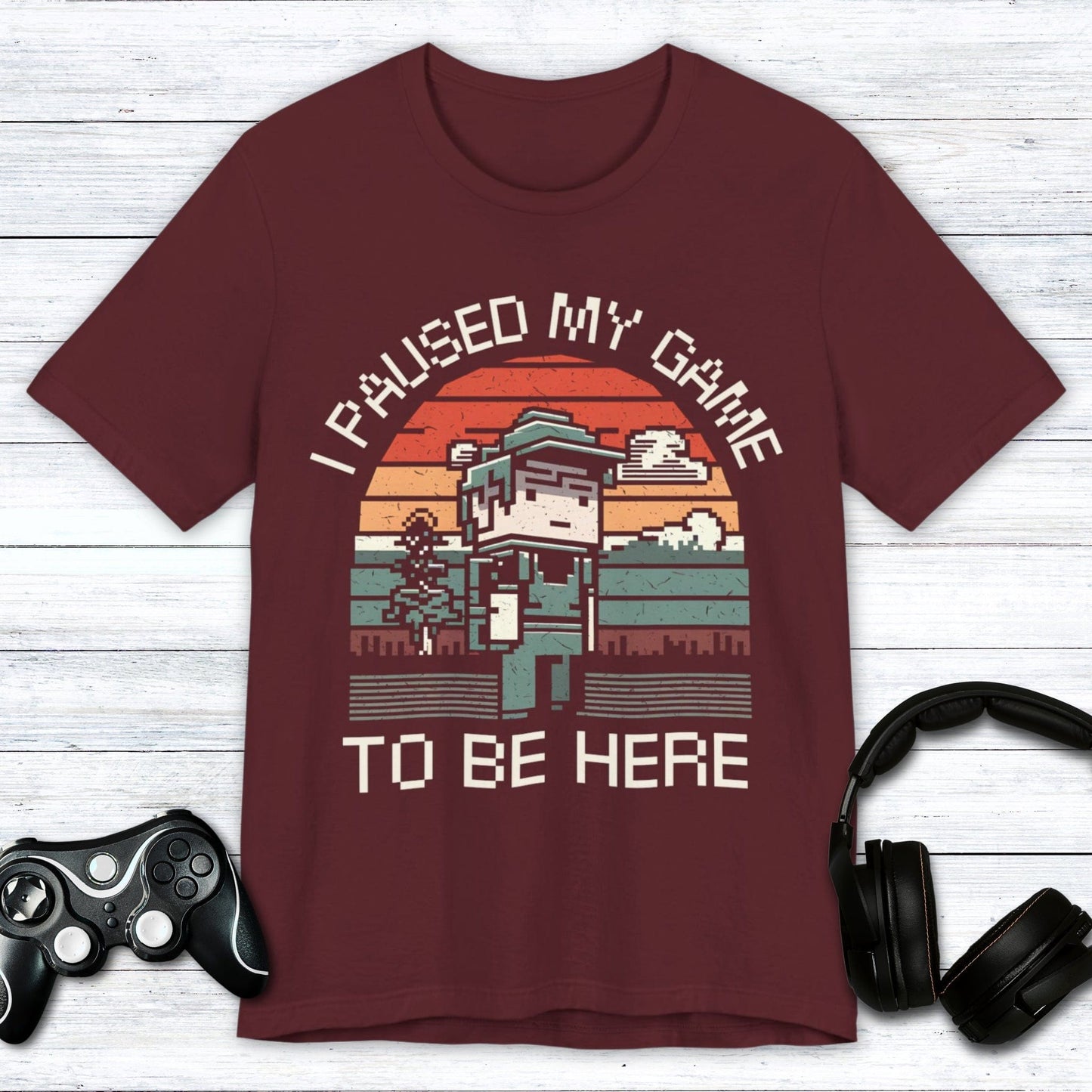 T-Shirt Maroon / S Side Quest IRL T-shirt