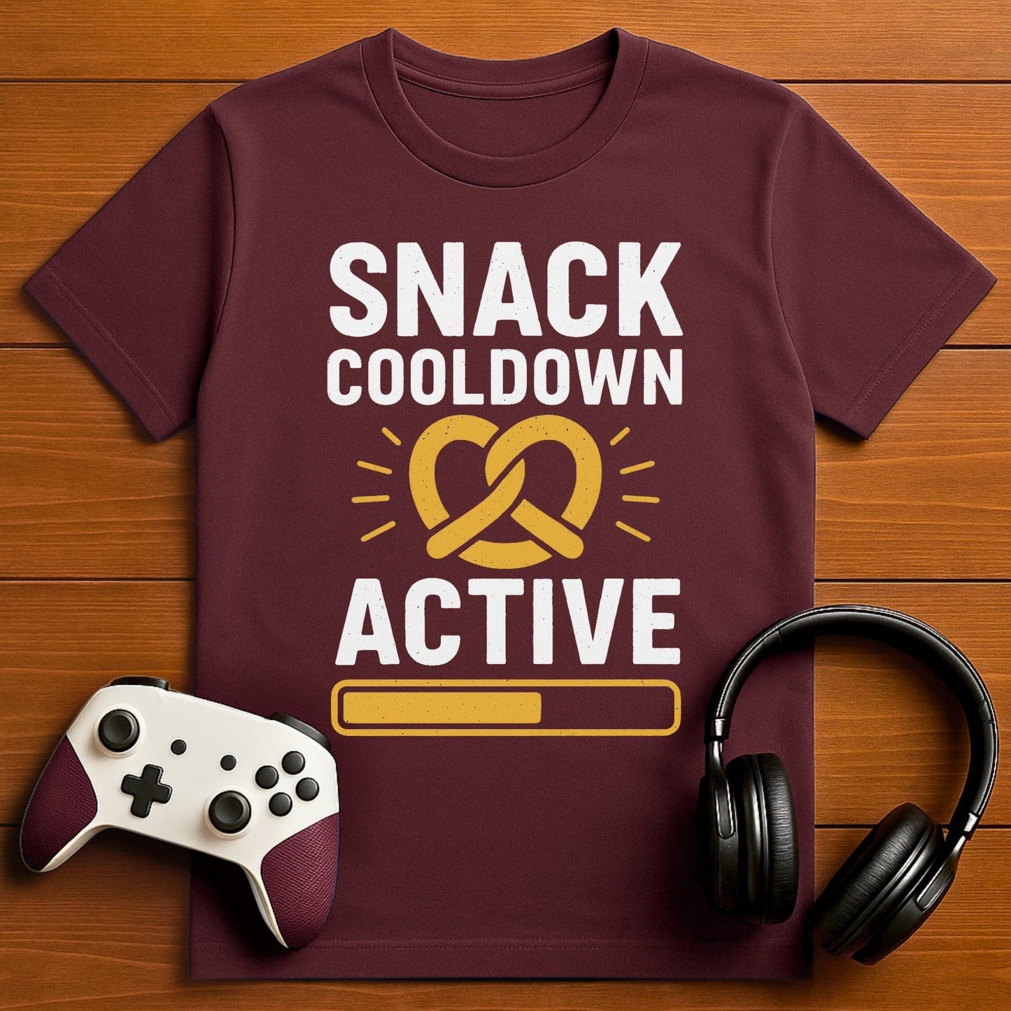 T-Shirt Maroon / S Snack Cooldown Active T-shirt