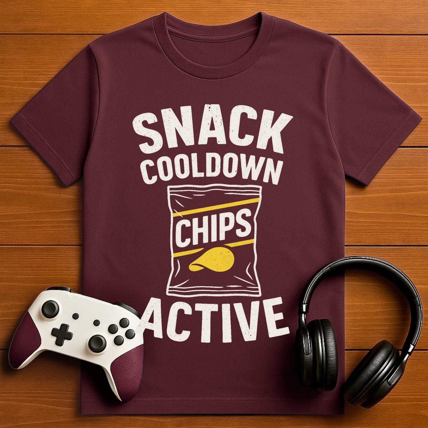 T-Shirt Maroon / S Snackaholic T-shirt