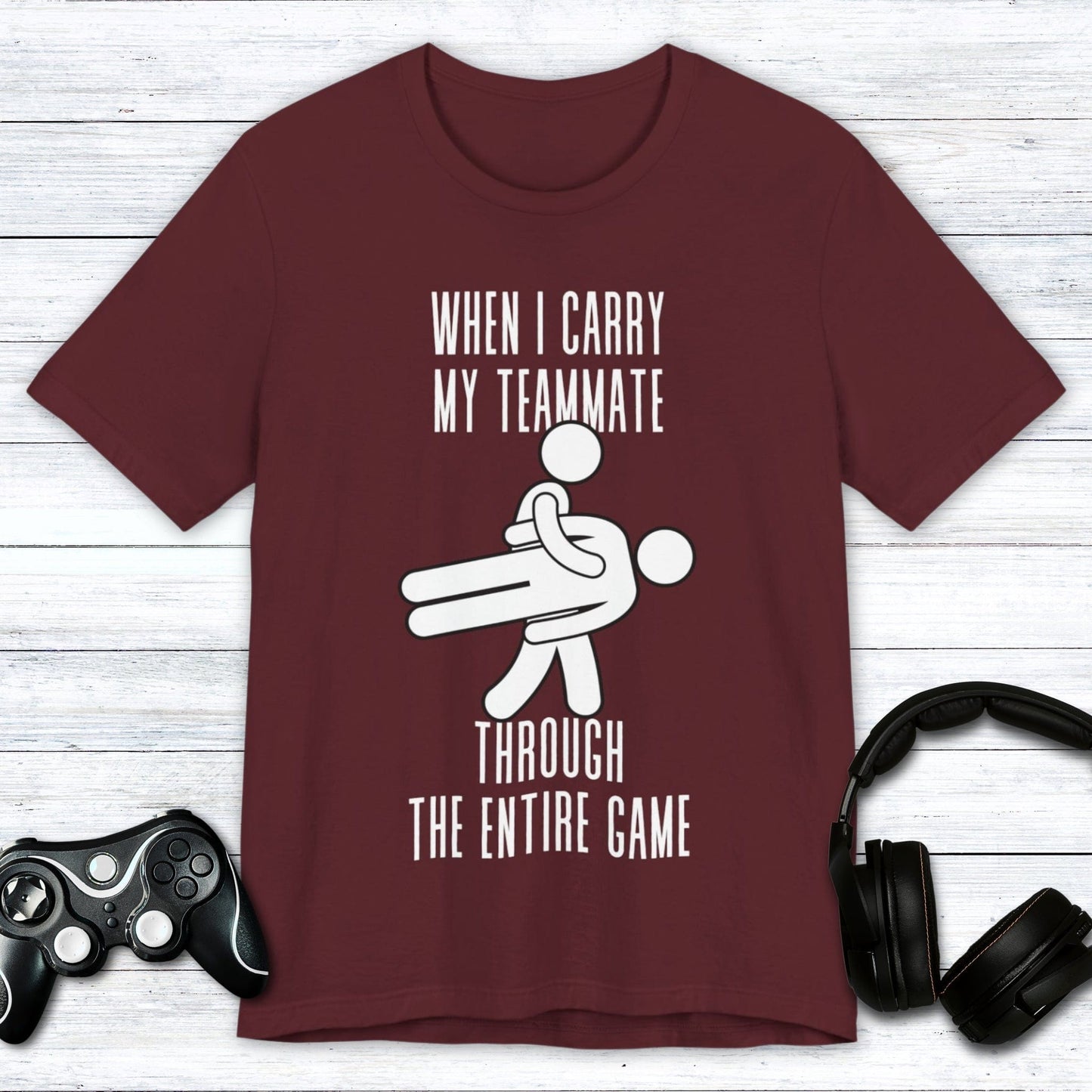 T-Shirt Maroon / S Solo Team Victory T-shirt
