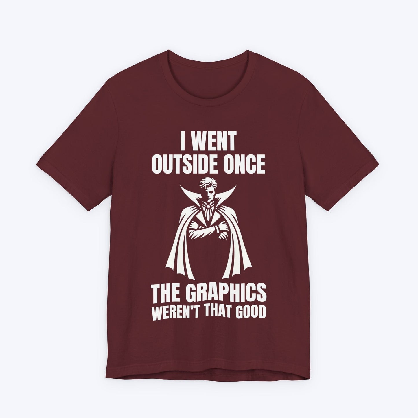 T-Shirt Maroon / S Vampire Mode: Indoors Only T-shirt