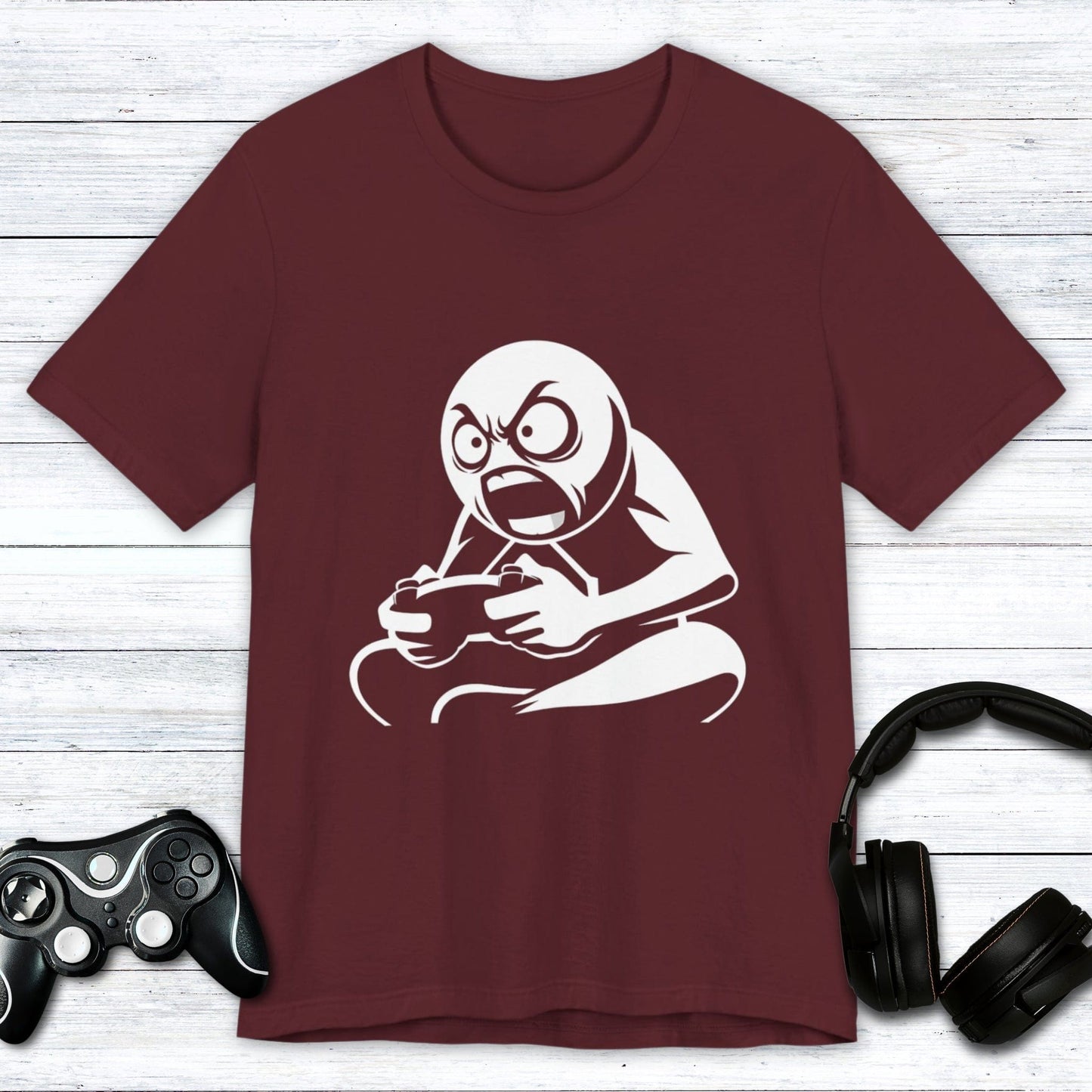 T-Shirt Maroon / S Yell Low Gamer T-shirt
