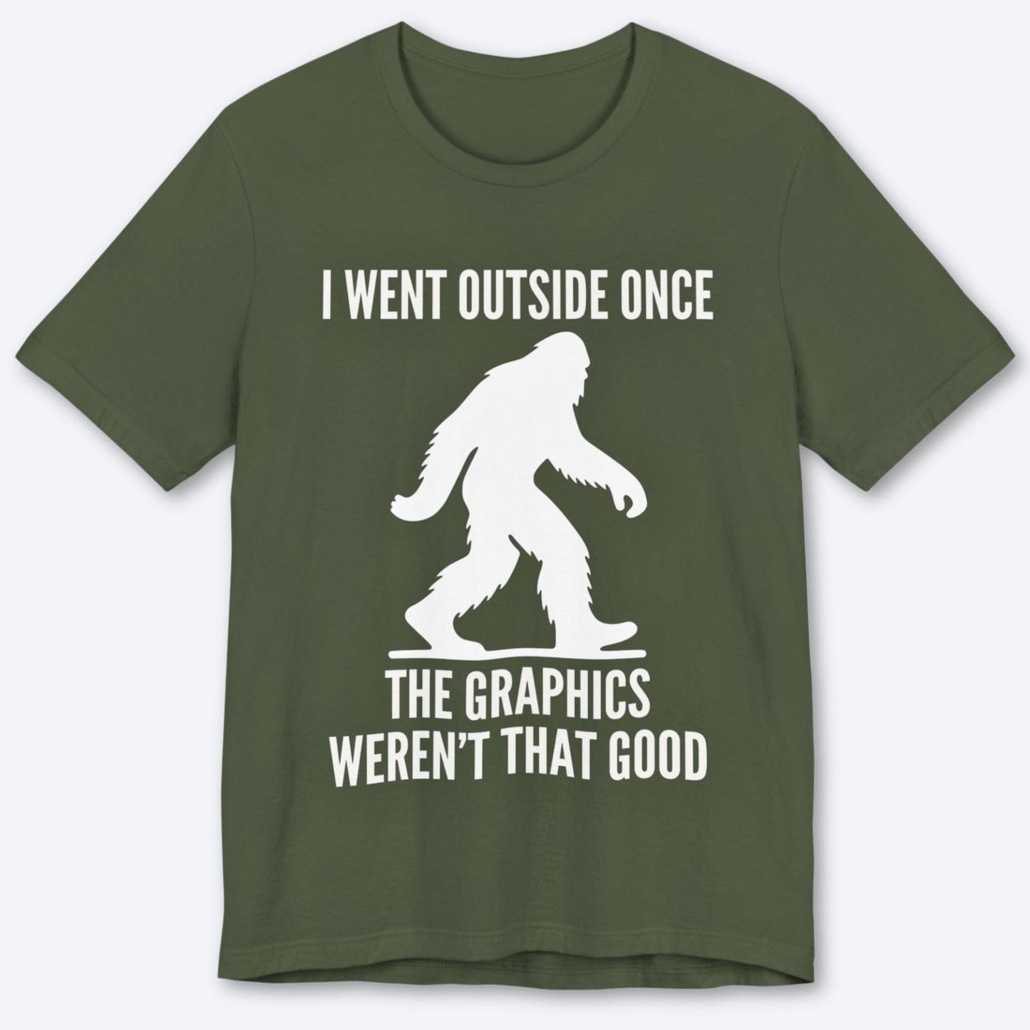 T-Shirt Military Green / S Bigfoot Gamer Review T-shirt