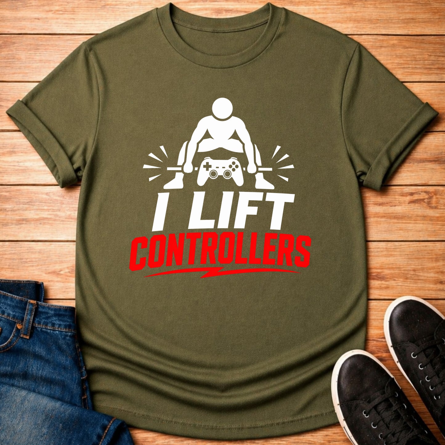 T-Shirt Military Green / S I Lift Controllers T-shirt