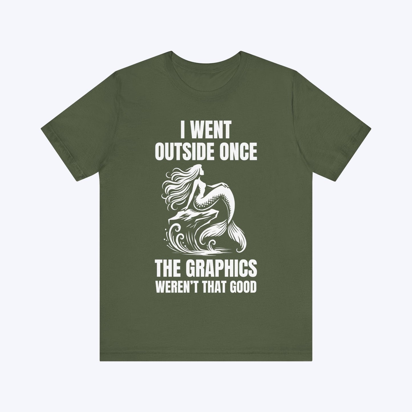T-Shirt Military Green / S No Waves, No Wonder T-shirt
