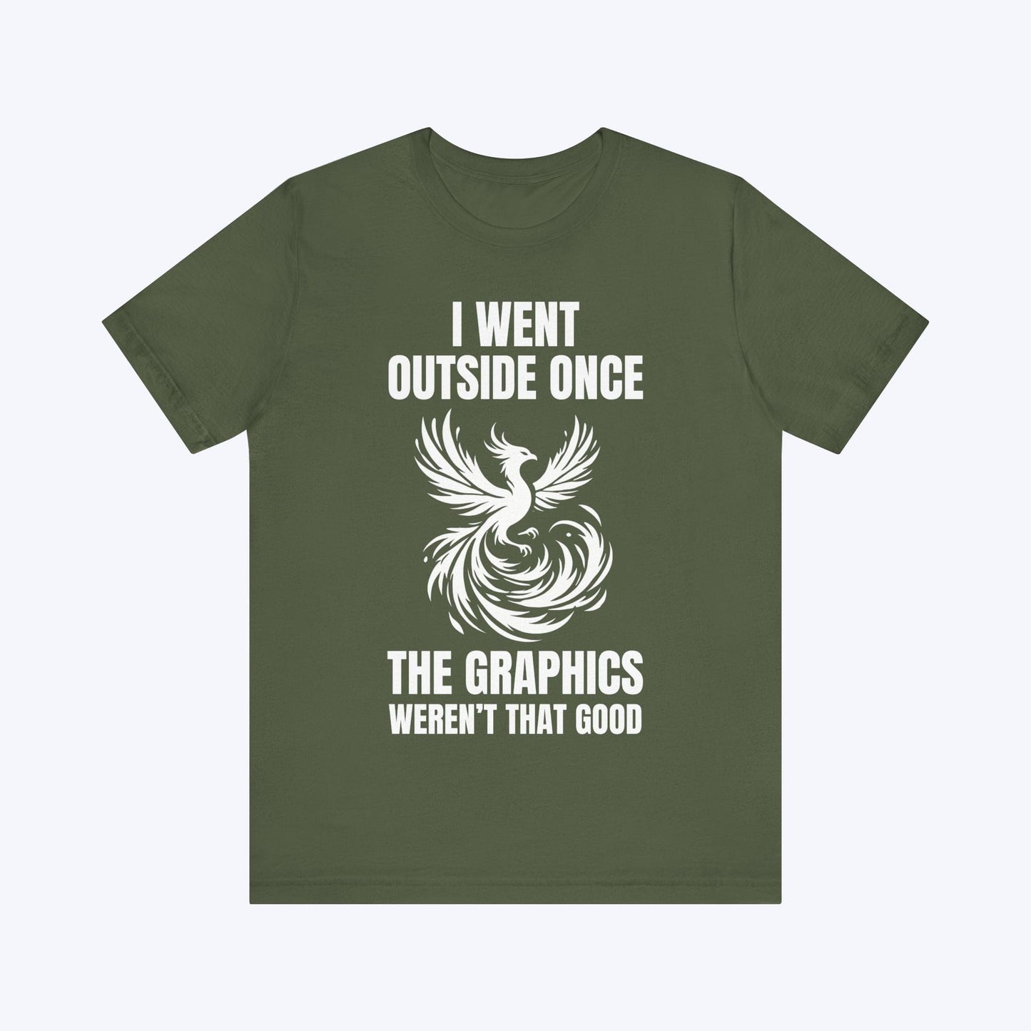 T-Shirt Military Green / S Respawn Indoors for Better Vibes T-shirt