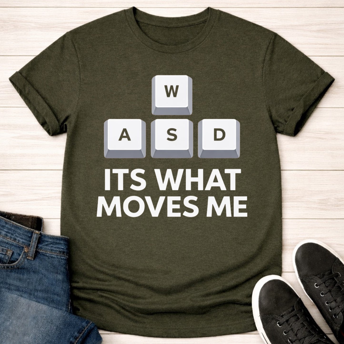 T-Shirt Military Green / S What Moves Me T-shirt