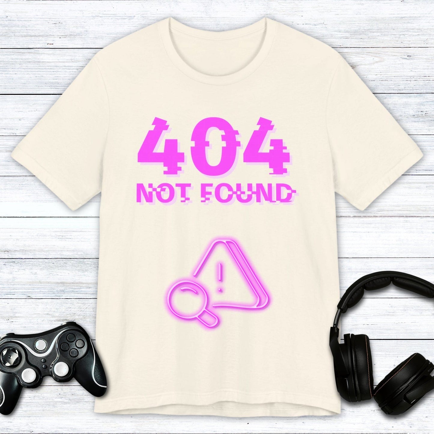 T-Shirt Natural / S 404 Not Found T-shirt