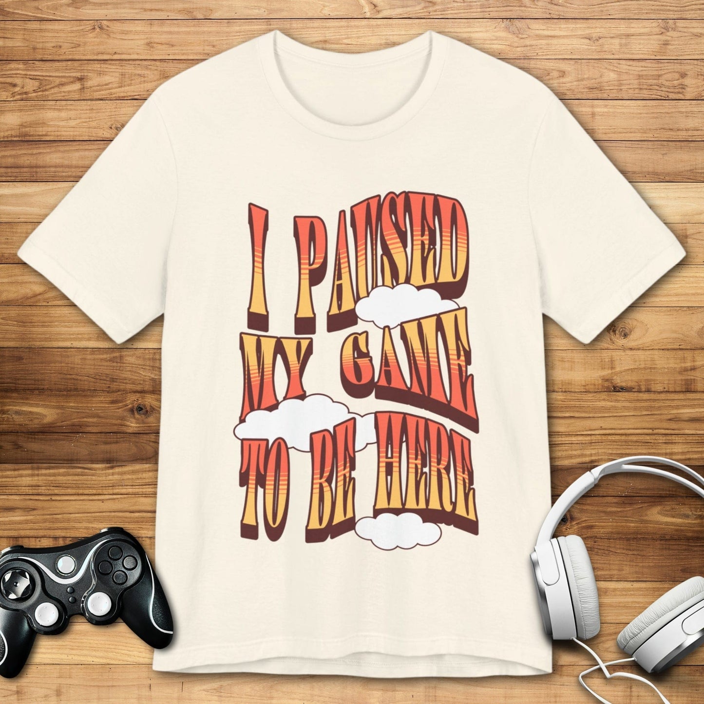 T-Shirt Natural / S Gaming in the Clouds T-shirt