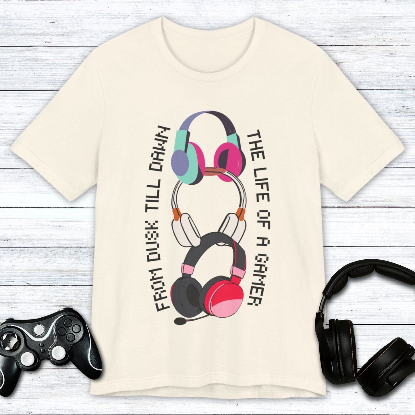 T-Shirt Natural / S Life of a Gamer (Headset) T-shirt