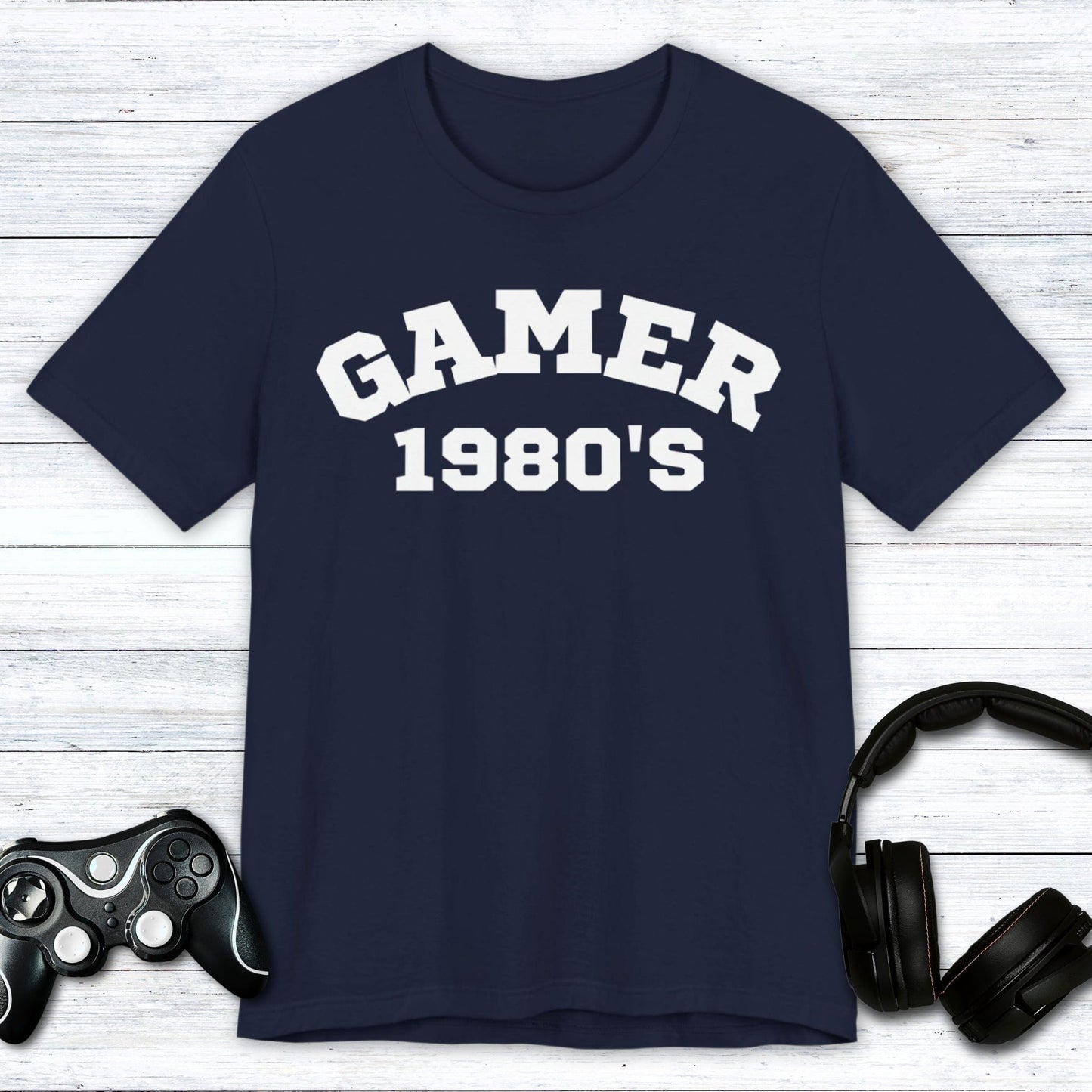 T-Shirt Navy / S 1980's Gamer T-shirt