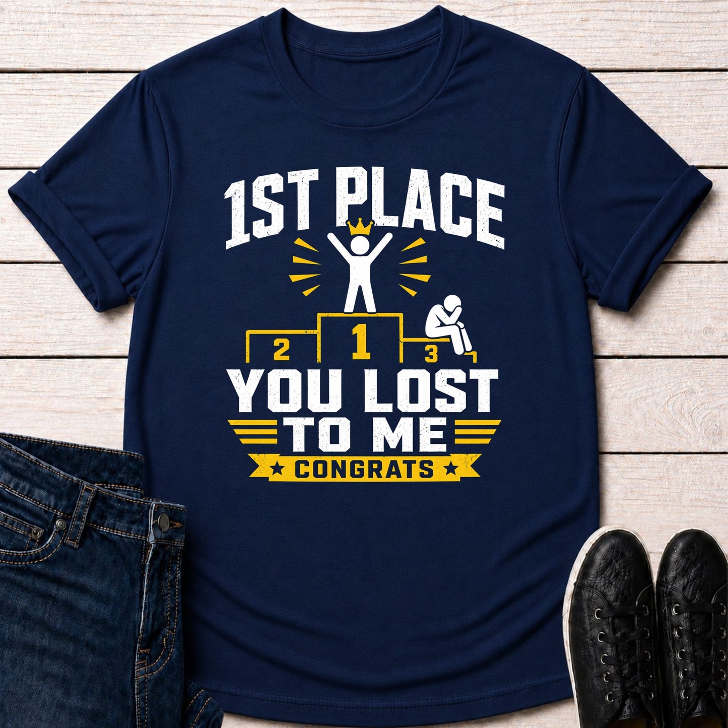 T-Shirt Navy / S 1st Place T-shirt
