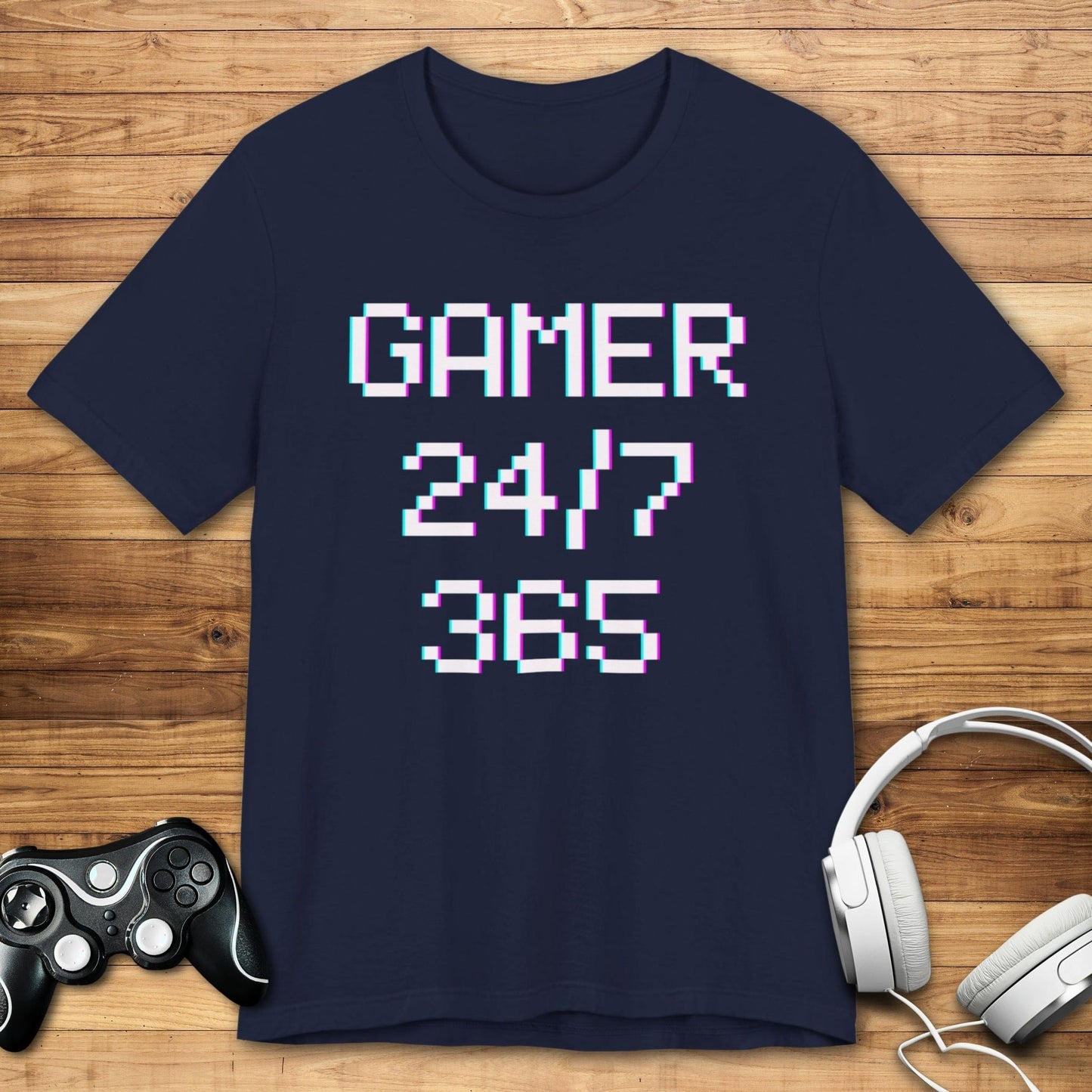 T-Shirt Navy / S 24/7 - 365 Gamer T-shirt
