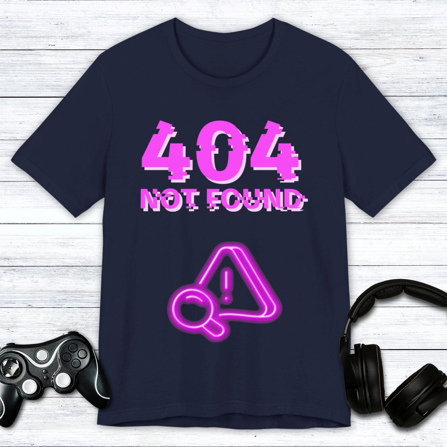 T-Shirt Navy / S 404 Not Found T-shirt
