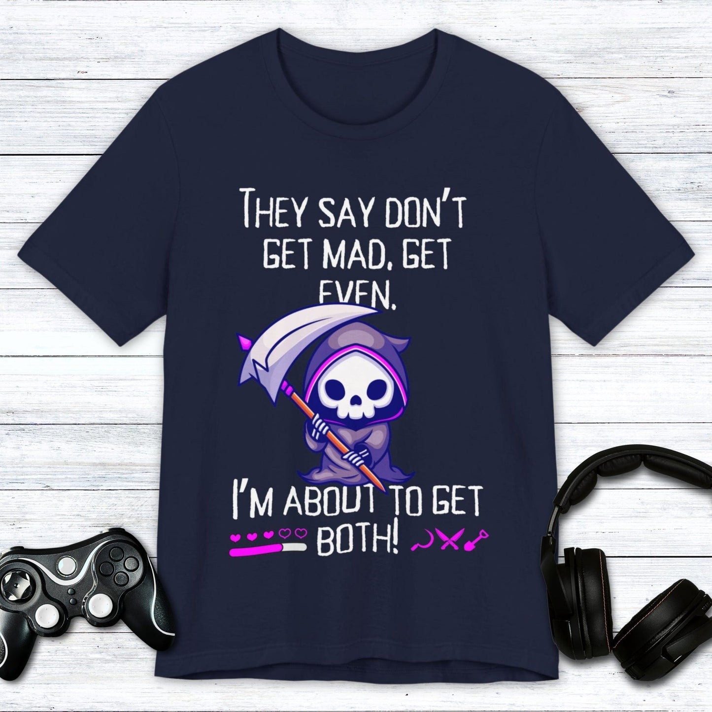 T-Shirt Navy / S About to Get Both Gamer T-shirt