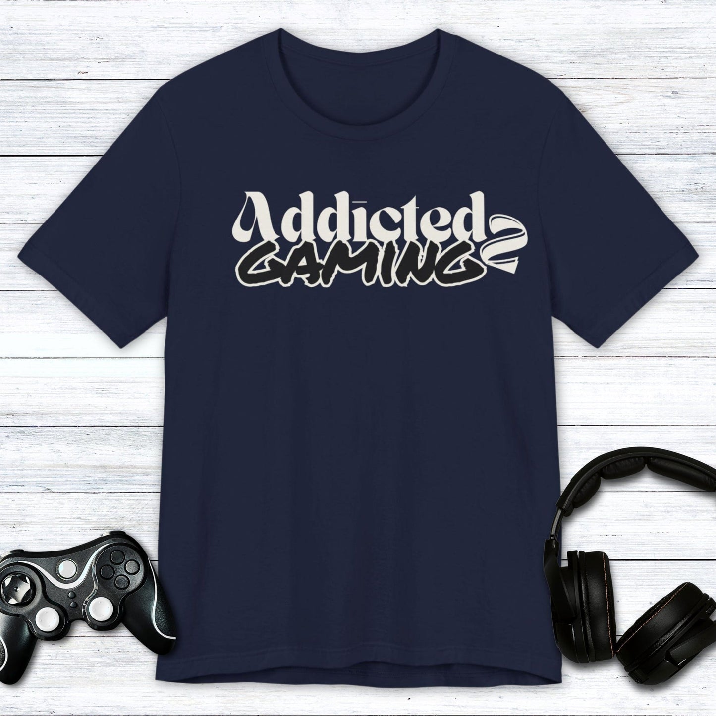 T-Shirt Navy / S Addicted 2 Gaming T-shirt