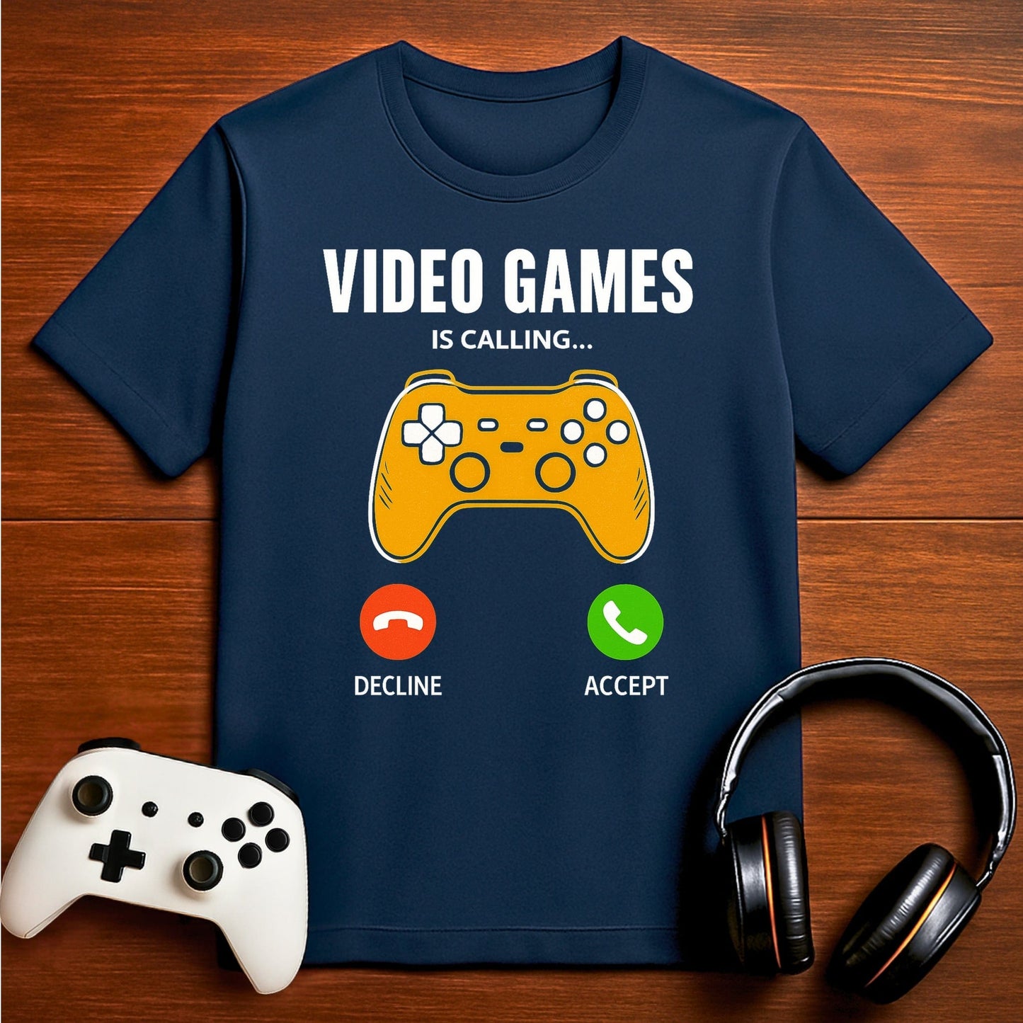 T-Shirt Navy / S Call from Video Games T-shirt