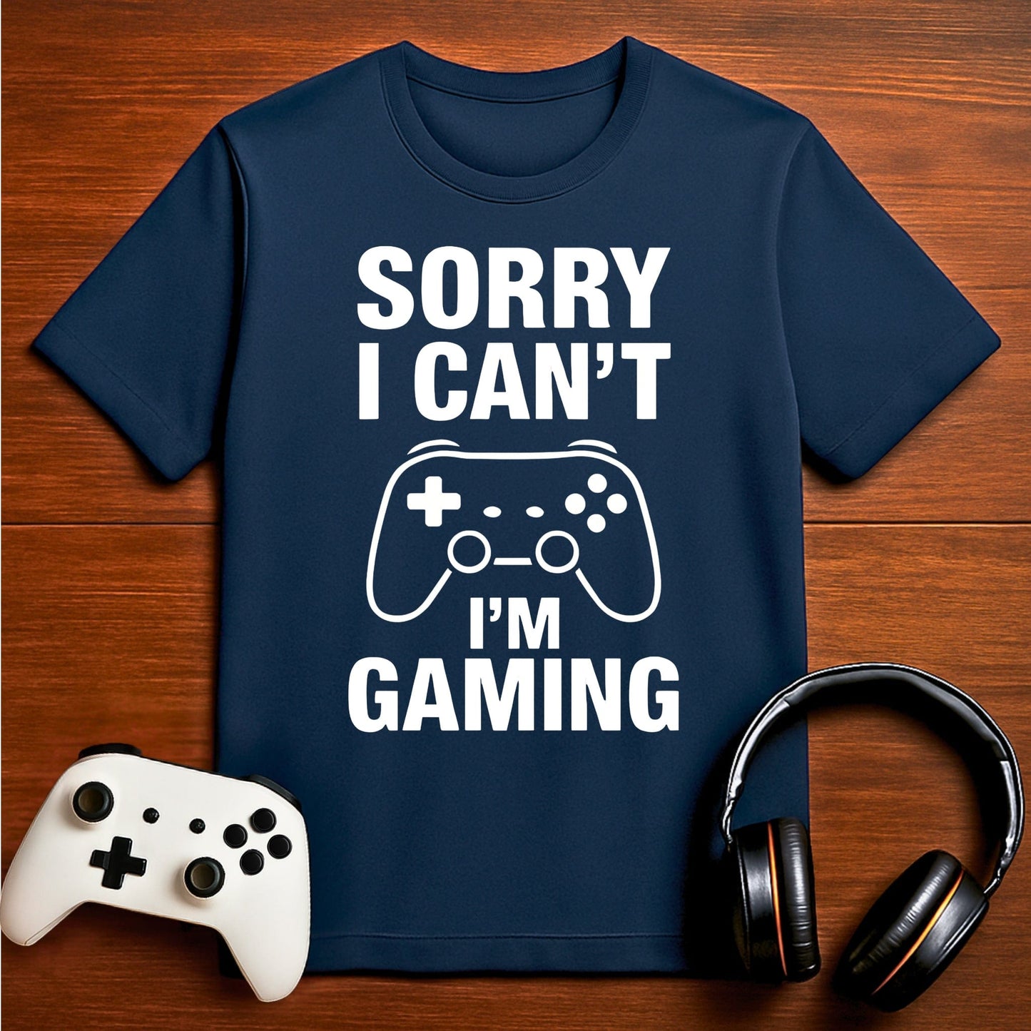 T-Shirt Navy / S Can’t Talk – Gaming T-shirt