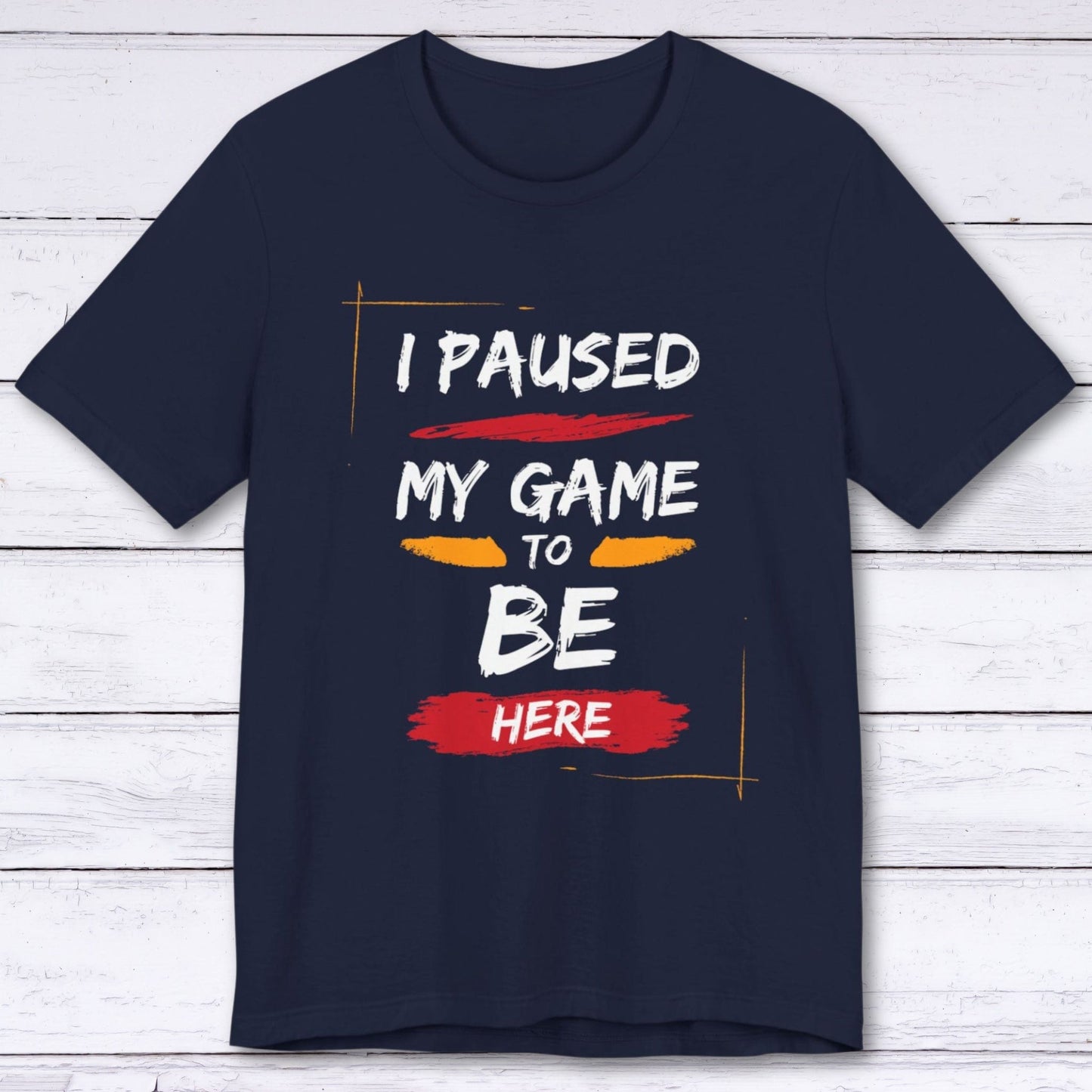 T-Shirt Navy / S Classic Pause Gaming T-shirt