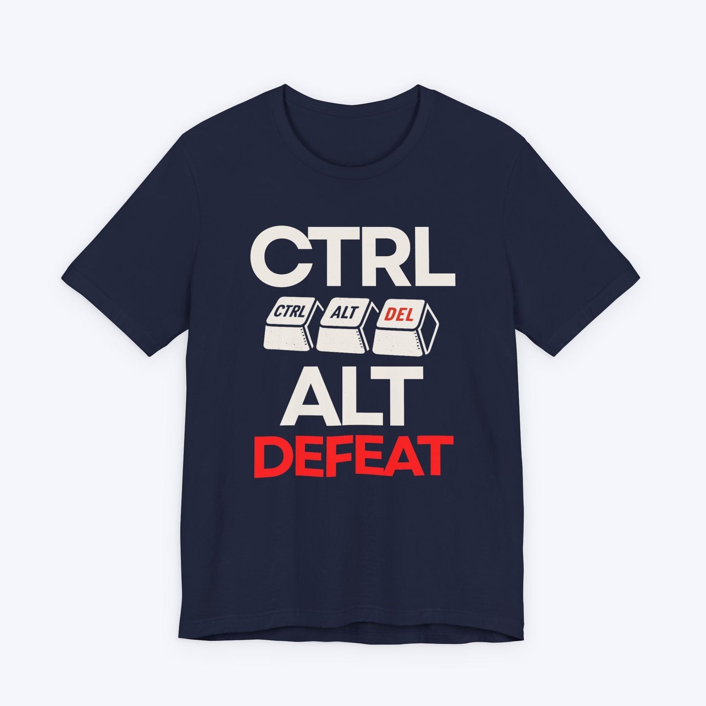 T-Shirt Navy / S CTRL ALT DEFEAT T-shirt
