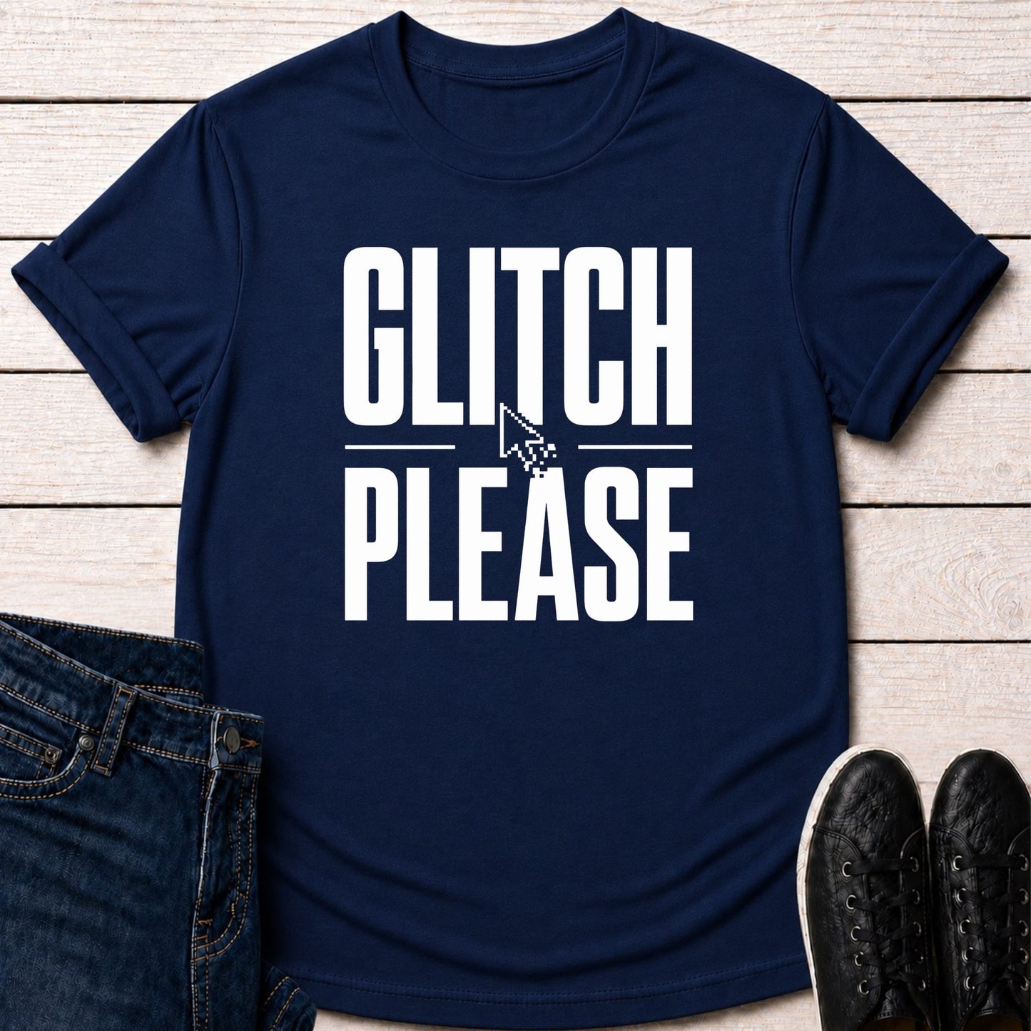 T-Shirt Navy / S Cursor T-shirt T-shirt