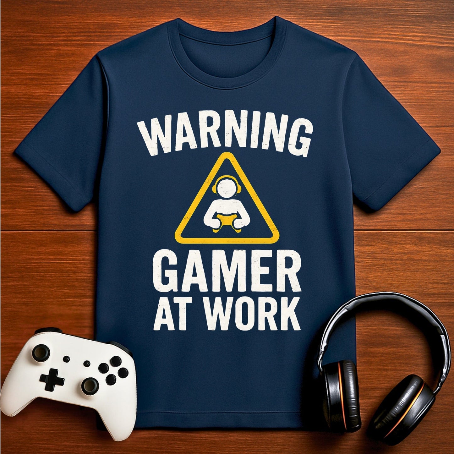 T-Shirt Navy / S Danger: Gamer at Work T-shirt