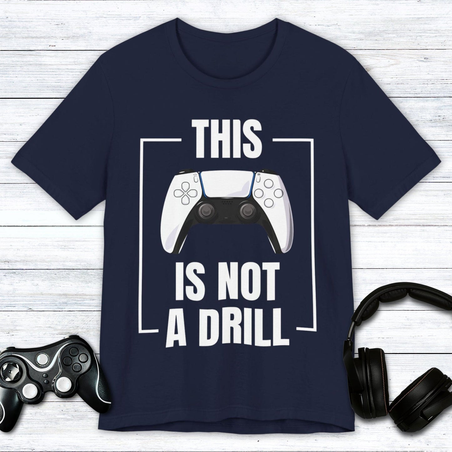 T-Shirt Navy / S Drill Free Gaming T-shirt